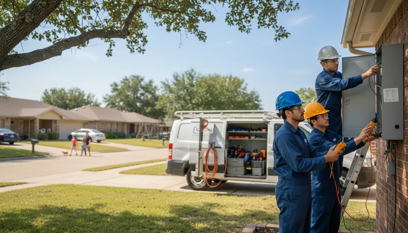 Certified electrician providing emergency electrical services in Howells, NE